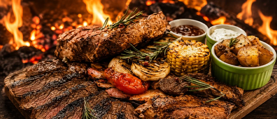 Parrillada de carnes a la brasa — The Vu Restaurante